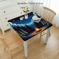 thumbnail image 2 of HAOXIT Camping Party Tablecloth Adventure Camp Out Design Rectangular Picnic Hiking Camper Tablecover for Campfire Forest Nature Birthday Party Decorations  44''x44'', 2 of 7