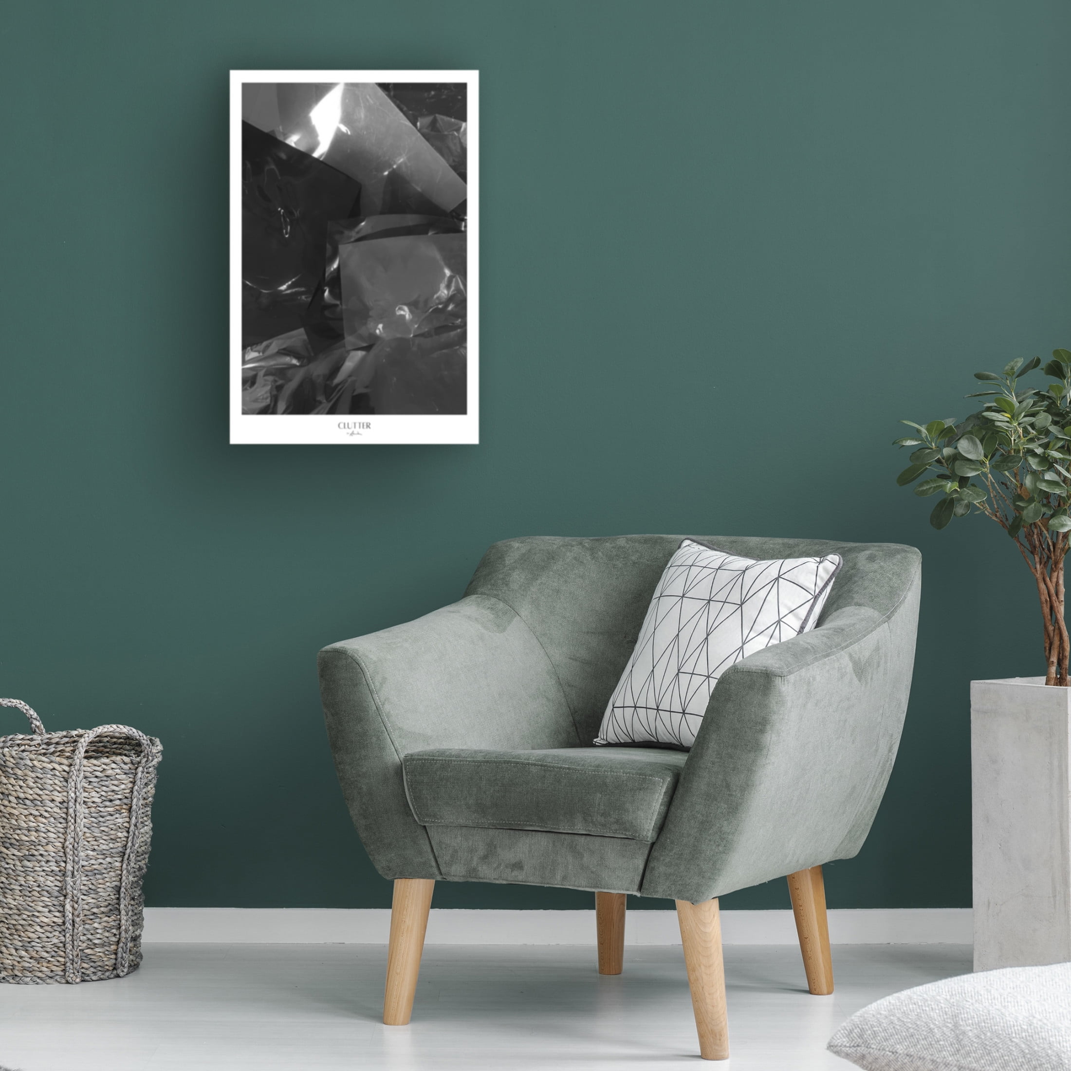 Trademark Fine Art Annika John  Clutter Canvas Wall Art
