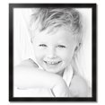 thumbnail image 2 of ArtToFrames 30" x 34" Honors Black with Silver Picture Frame, 30x34 inch Black Wood Poster Frame (WOM-5157),  Pack, 2 of 7