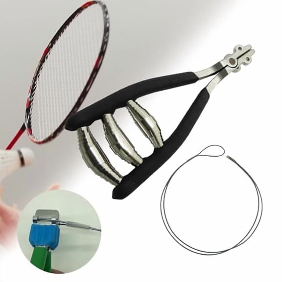DYNWAVE String Starting Clamp Stringing Tool, Badminton Starting Stringing Clamp, Tennis Equipment for Squash, Tennis Racquet