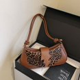 thumbnail image 4 of Bolso bandolera con estampado de leopardo retro de primavera para mujer, bolso bandolera de hombro para desplazamientos, de gran valor, de moda de nicho, 2025, 4 of 5