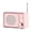 Pink Flash Dealsl, variant on OEFNTAC DW01 Bluetooth Speaker Speakers Bluetooth Wireless Portable Wireless Speaker Audio Outdoor Creative Retro Style Emotional Gift TV Wireless Bluetooth Speaker