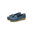 thumbnail image 1 of Harsuny Ladies Nurse Casual Flats Nonslip Lightweight Tassel Moccasins Driving Comfort Round Toe, 1 of 7