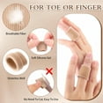 thumbnail image 4 of Toe Sleeve Protectors Toe Cushion Tube Soft Gel Corn Pads Protectors,Toe Spacers for Bunion, Hammer Toe, Cushions Corns, Blisters, Calluses on Toes, Fingers, Feet ((Medium Size)), 4 of 6