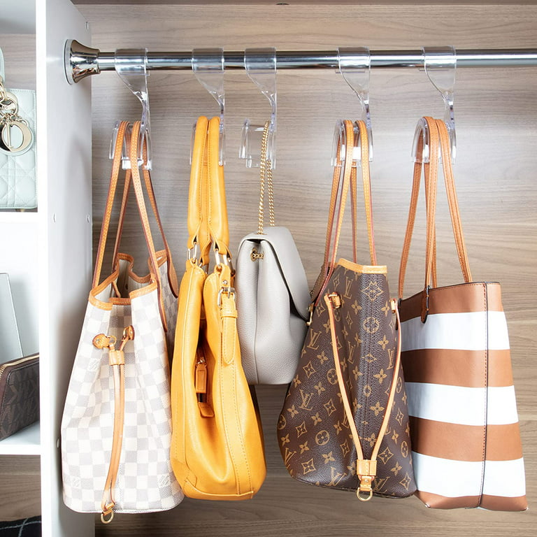 purse display closet