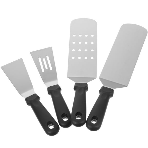 PAMINGONO 4Pcs Set Stainless Steel Griddle Spatula For Home Use Barbecue Accessories