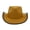 Khaki, variant on Women's Western Cowboy Hat: Vintage Wide Brim Roll Up Felt Fedora for Adults Unisex