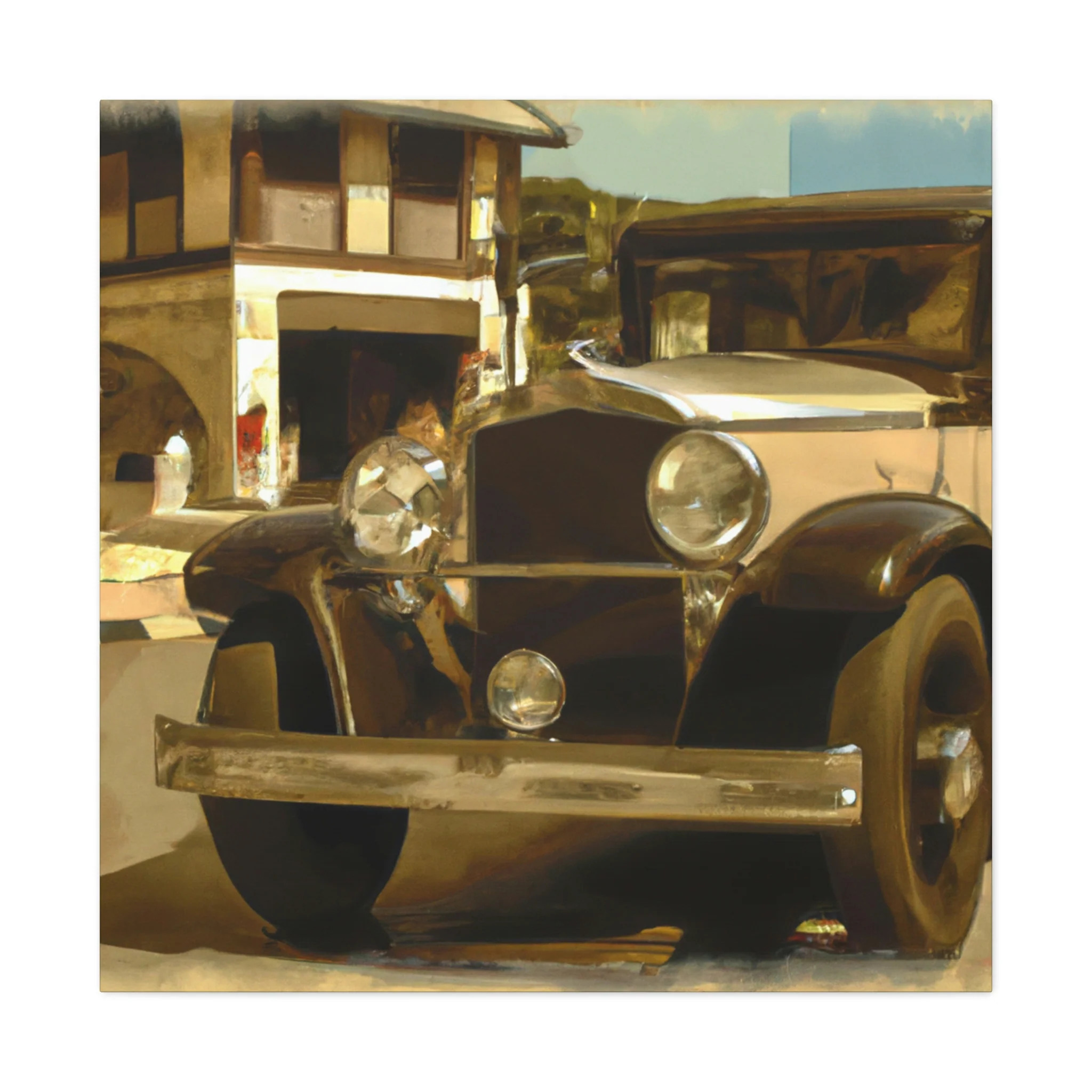 Classic Car Triumphant - Canvas
