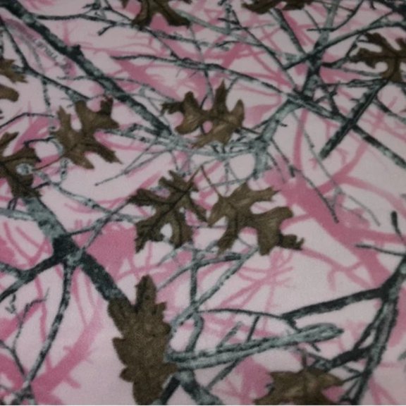 TrueTimber Conceal Camo Pink Fleece Fabric