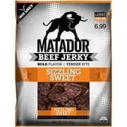 Matador Sizzling Sweet Beef Jerky 3 oz. Bag