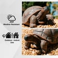 thumbnail image 5 of XBrand 21.3"L Brown and Black Concrete/MgO Walking Turtle Statue, Indoor or Outdoor Décor, Garden Décor, Turtle Statuary, 5 of 13