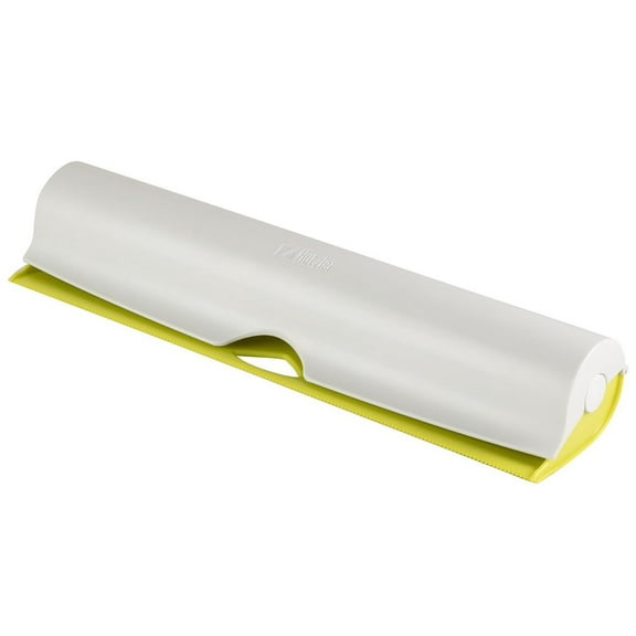 Hutzler Refillable Wrap Dispenser - Stores & Dispenses Foil, Plastic Wrap, Wax Paper and Parchment Paper - Green