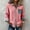 Pink plus size cardigan a1, variant on thefmos Women Plus Size Fall Winter Long Sleeve Knitted Button Down Tops Collared Casual Pullover Sweater Blouses Solid Basic Cardigan for Office Vacation, Wine XL