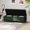 Forest Green, variant on Indoor Forest Green Storage Ottoman Bench - 51.25''L Upholstered Entryway