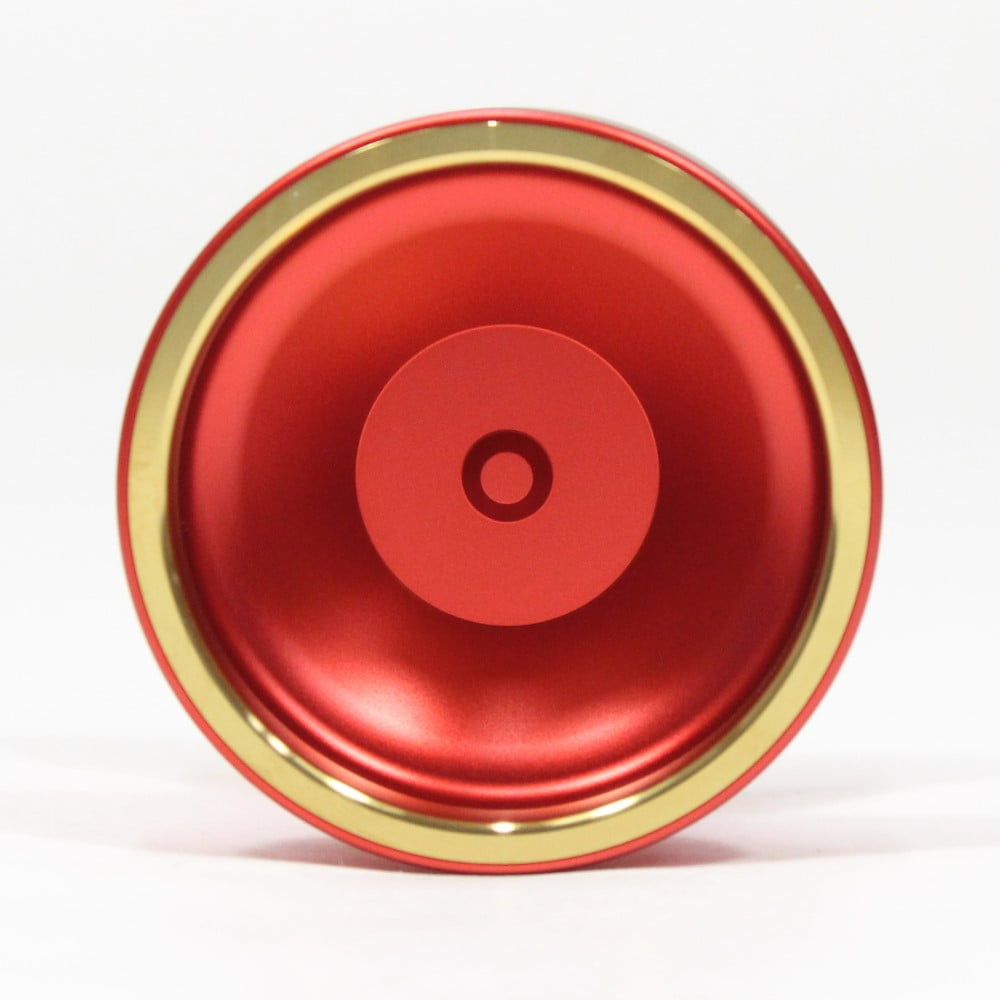 yoyofriends Overclock Yo-Yo - Bimetal - Yiyang Wang Signature YoYo (Red w/Gold Ring)