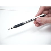 Zebra Pen F-301 Stainless Steel Retractable Ballpoint Pen, 0.7mm, Black Ink 2-Pack