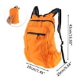 thumbnail image 5 of Unique Bargains 1 Set Packable Backpack Durable Hiking Backpack Orange, 5 of 5