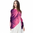 thumbnail image 5 of Pink Monkey Gorilla Translucent Chiffon Yarn Silk Scarf - Lightweight and Breathable - 180*73 Size - Head Wrap for Women and Hair - Elegant Fashion Accessory, 5 of 6