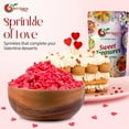 thumbnail image 6 of NY SPICE SHOP Red Heart Sprinkles - 06 Ounce - Red Heart Shape Sprinkles - Cupcake Topper Sprinkle, 6 of 7