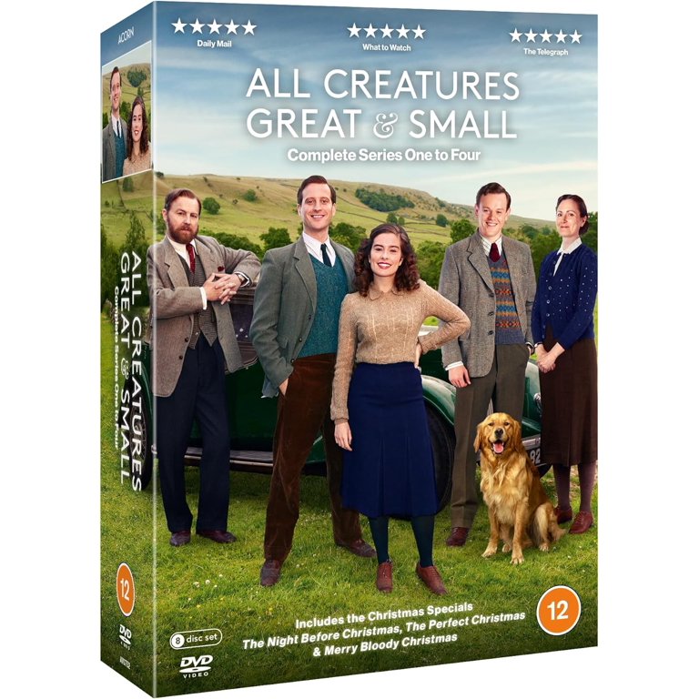 All Creatures Great & Small Complete TV Show Box Set: Seasons 1-4