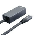 thumbnail image 3 of Graflsoa USB-C to Ethernet Adapter, Gigabit Wired Network Converter, Plug & Play, Gray, Compatible with Mac, Windows, Android, 1000Mbps, Portable Design, Low Latency, Stable Connection, No Driver, 3 of 6