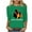 A01-Green, variant on ZVAVZ Hawaiian Shirts for Women,Women's Black History Month Tees Shirts 3/4 Length Sleeve Crewneck Tees Holiday Gifts Blouses for Women on Sale Pink L
