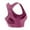 Hot Pink, variant on cfhntfmh Women Racerback Sports Bras Wirefree Seamless Push up Bras High Impact Workout Gym Activewear Bras