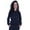 Blue, variant on Moomaya Women's Solid Blue Hoodie Casual Full Sleeve Jogger Top Pullover