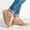 Khaki, variant on jsaierl Women's Vintage Solid Color Round Toe Up Flat Heel Shoes