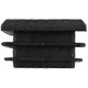 thumbnail image 3 of 20 PCS 25 x 25 mm Flap Plugs for Square Tube Square Black Plastic Plug End Cap for Pipe Tube Polyethylene Plastic End Caps, 3 of 5