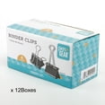 thumbnail image 3 of (8 pack) Pen+Gear Metal Binder Clips, Black,12 Packs, 4 Count per Pack, 3 of 11