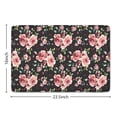 thumbnail image 5 of Pioneer Flower Floral Print Flannel Non Slip Door Rugs,Washable Door Mats Indoor,Decorative Door Mats,Dirt-Resistant and Absorbent Doormat for Entrance,Bedroom,Kitchen,Bathroom,23.5"x16", 5 of 5