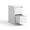 White + Vertical + 2D, variant on Metal Vertical File Cabinet with Lock – Steel Filing for Office Home, A4/Legal/Letter Size