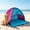 red, variant on Pop Up Beach Tent Sun Shade Shelter, Portable Instant Setup Beach Canopy with Carry Bag, Lightweight Foldable Sun Shelter for Beach, Camping, Picnic and Outdoor Activities, Blue/Pink