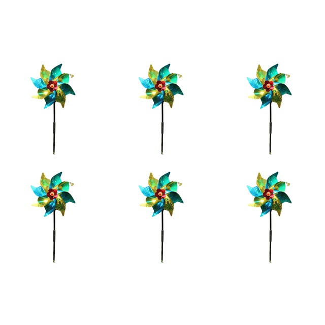 Molino Viento Repelente Pájaros Jardín Frutas Molinos Reflectantes Protección (E)