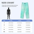thumbnail image 4 of Rateoe Cyan Mint Marble Pattern Men’s Ultra-Soft Comfy Pajama Lounge Pants Sleepwear,Comfortable Lounge Wear,lightweight Pajamas, Casual Home Wear-Large, 4 of 6