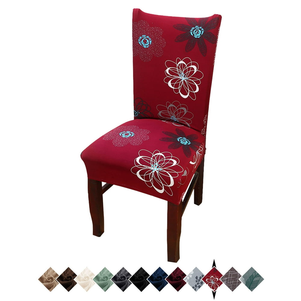 Howarmer 6 Pack Chair Covers, Stretch Armless Chair Slipcover for