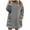 Gray, variant on Fleece Sweatshirt for Women Winter Warm Sherpa Lined Tunic Top Plus Size Crew Neck Cozy Pullover Loungewear with Pockets
