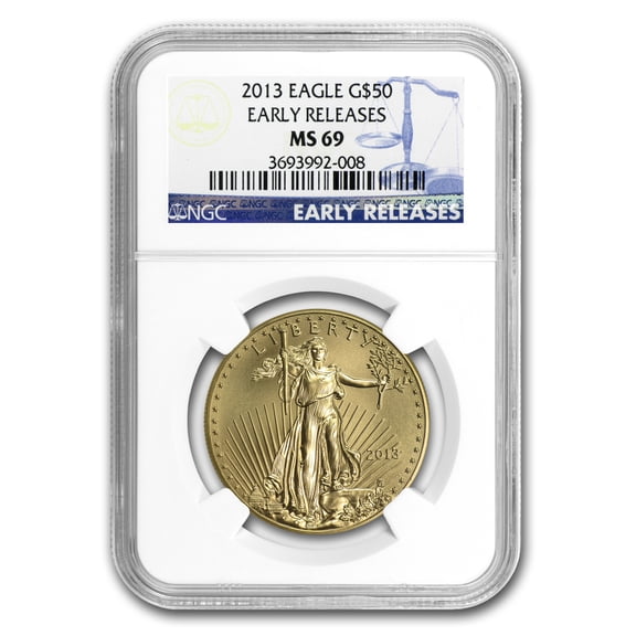 2013 1 oz American Gold Eagle MS-69 NGC (Early Releases)