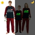 thumbnail image 2 of Ihaphap Noctilucent Merry Christmas Family Christmas Matching Pajamas Set, L-Men, 2 of 6