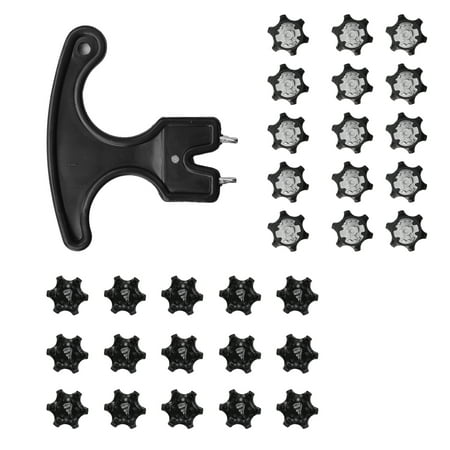 

Esenlong 30pcs Golf Shoe Spikes Easy to Change Screw-in Studs Replacement Golf Cleats