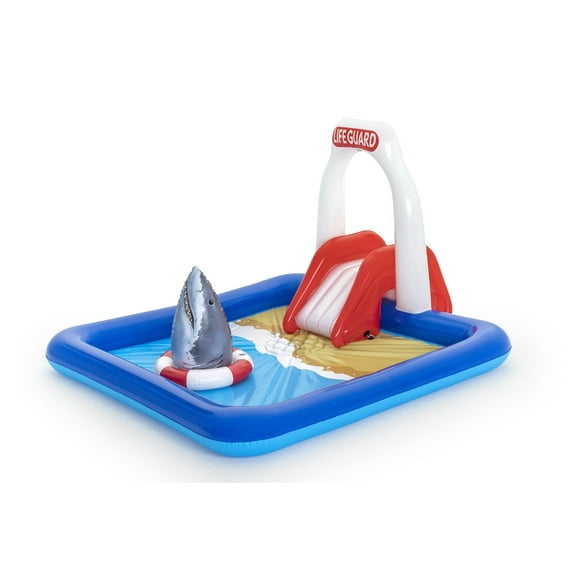 Bestway H2OGO! Lifeguard Tour Centre de Jeu de Cour Arrière Piscine pour Enfants 2,74 m x 1,98 m x 1,37 m - 53079