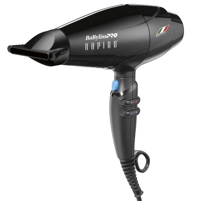Secador de pelo BabylissPro Nano Titanium Rapido 2000W Negro BRAP1