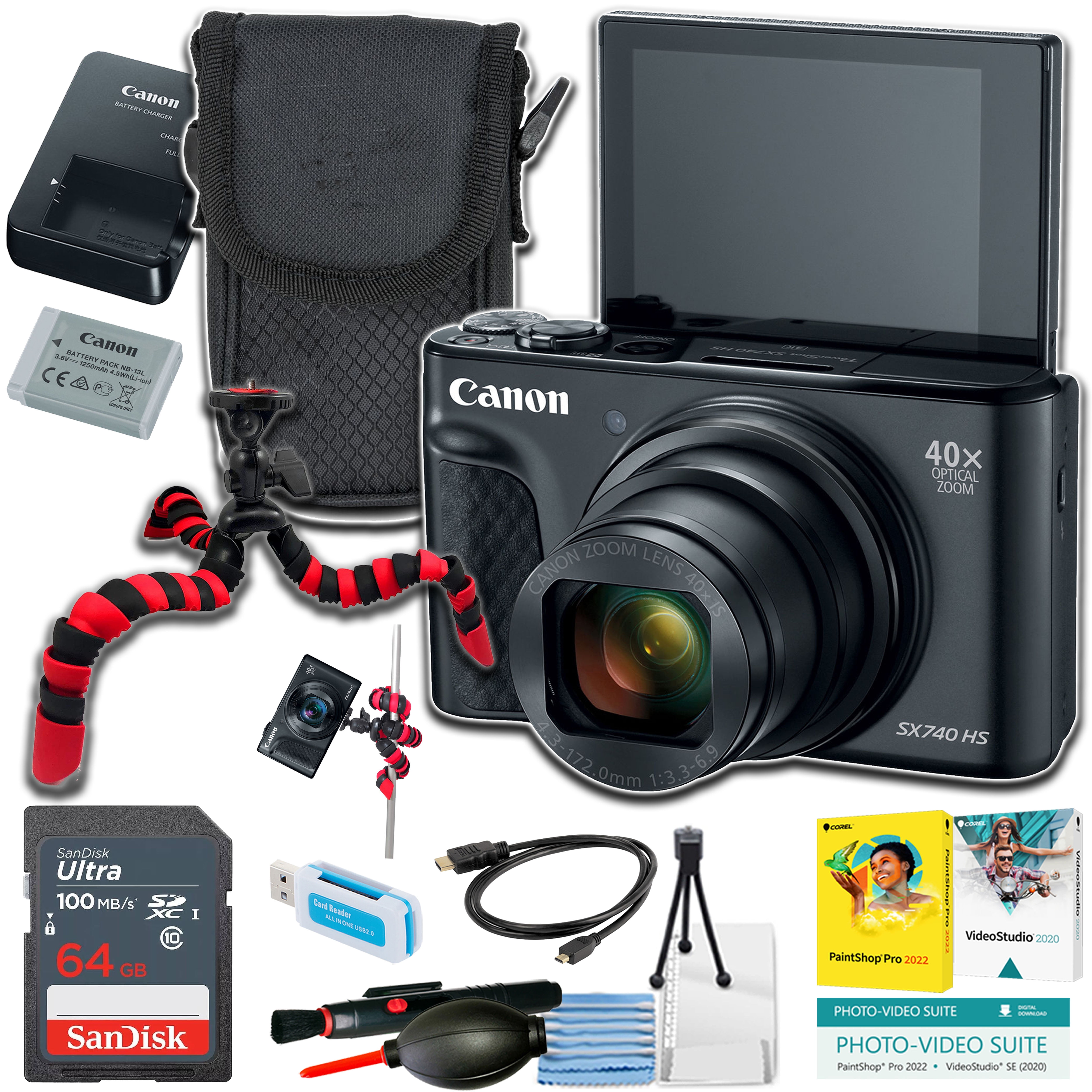 Canon PowerShot SX720 HS 20.3-Megapixel Point Shoot Digital Camera