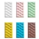 thumbnail image 2 of Pegatinas de pared 3D autoadhesivas para el fondo de la TV, decoración del hogar, para sala de estar y dormitorio (blancas), 2 of 7