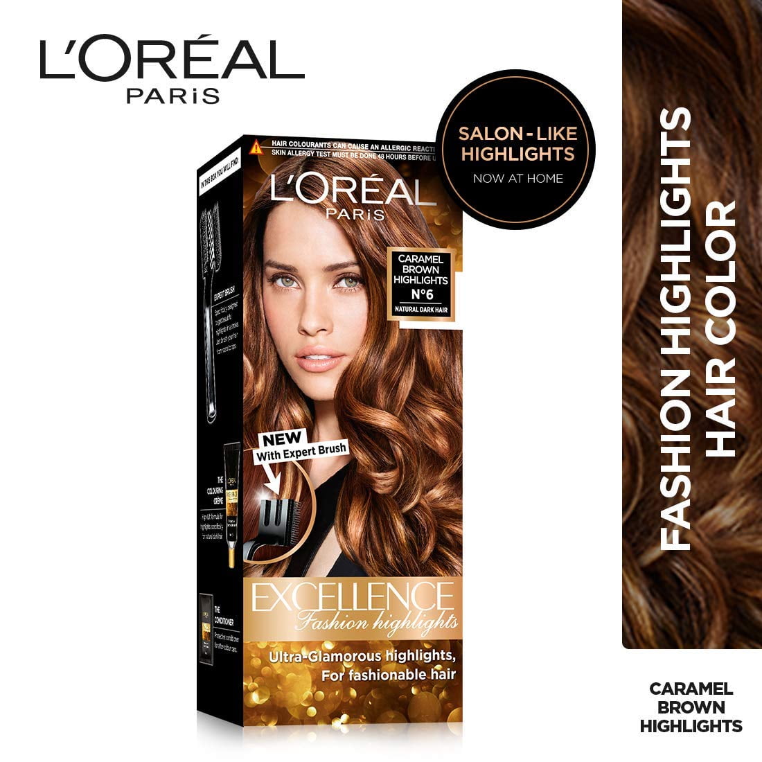 caramel highlighting kit for dark hair