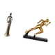 thumbnail image 5 of Figura de escritorio,Artesanía de escritorio con figuras africanas coleccionables,Estatua del corredor,Estatua de corredor Escultura de arte abstracto Figura,Estatua de personaje para centro, 5 of 8