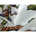 thumbnail image 4 of Ambesonne Zombie Quilted Bedspread Set 3 Pcs, Man Eating Brain, King Size, Olive Green Red Dust, 4 of 5