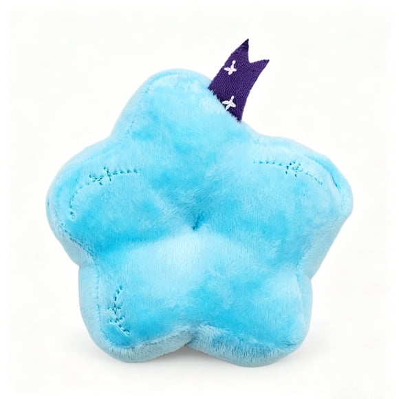 Dandy's World Astro Magnetic Star Plush Accessory, 4" Soft Stuffed Blue Star Doll