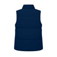 thumbnail image 6 of TARIENDY Womens Short Puffer Vest Lightweight Zip Up Stand Collar Vests Winter Jacket with Side Pockets Sleeveless Warm Quilted Outerwear Navy XXL, 6 of 8